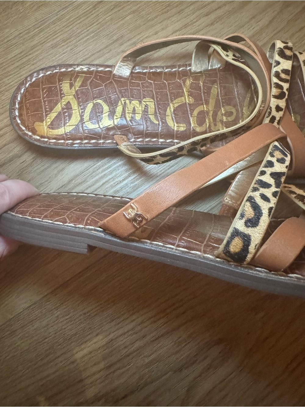 New Sam Edelman cheetah print sandals - Picture 3 of 6